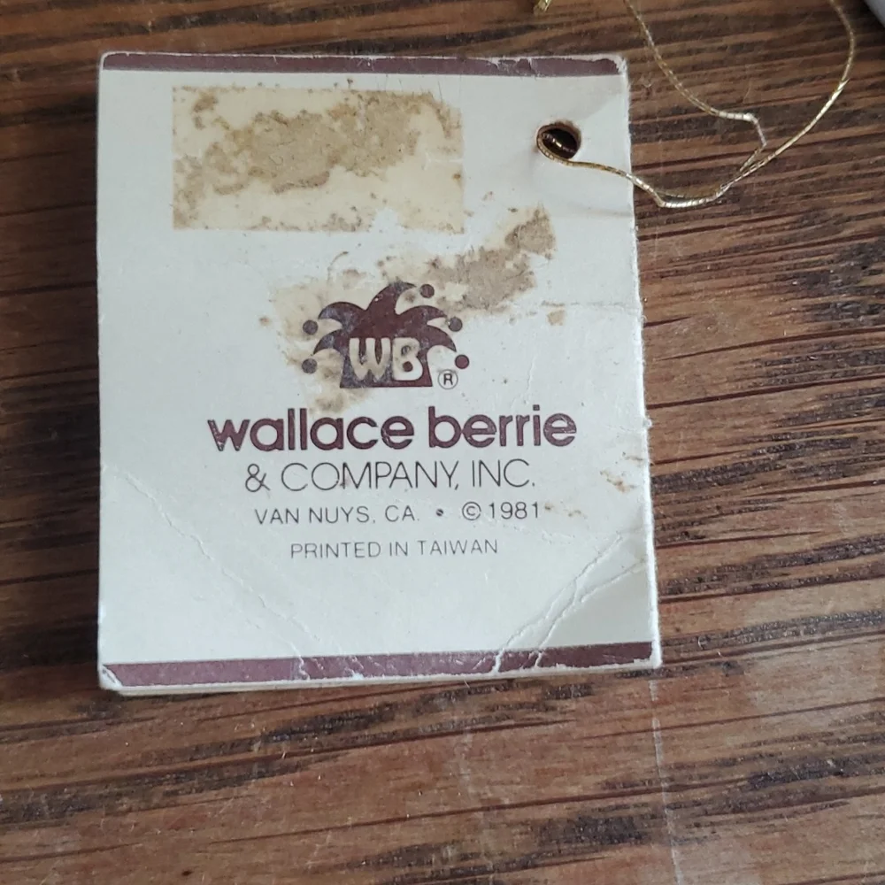 Vintage 1981 "Moments to Remember" Nite-Nite by Wallace Berrie & Co. Inc #3308 - Picture 7 of 7